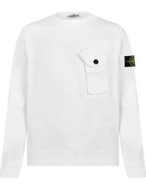 Stone Island Pocket Jumper White (Please Read) sold by Klay UK