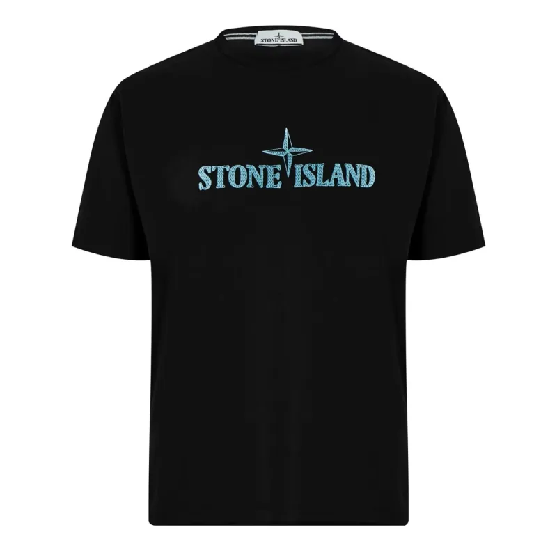 Stone Island Class Logo T Shirt Black sold by Klay UK