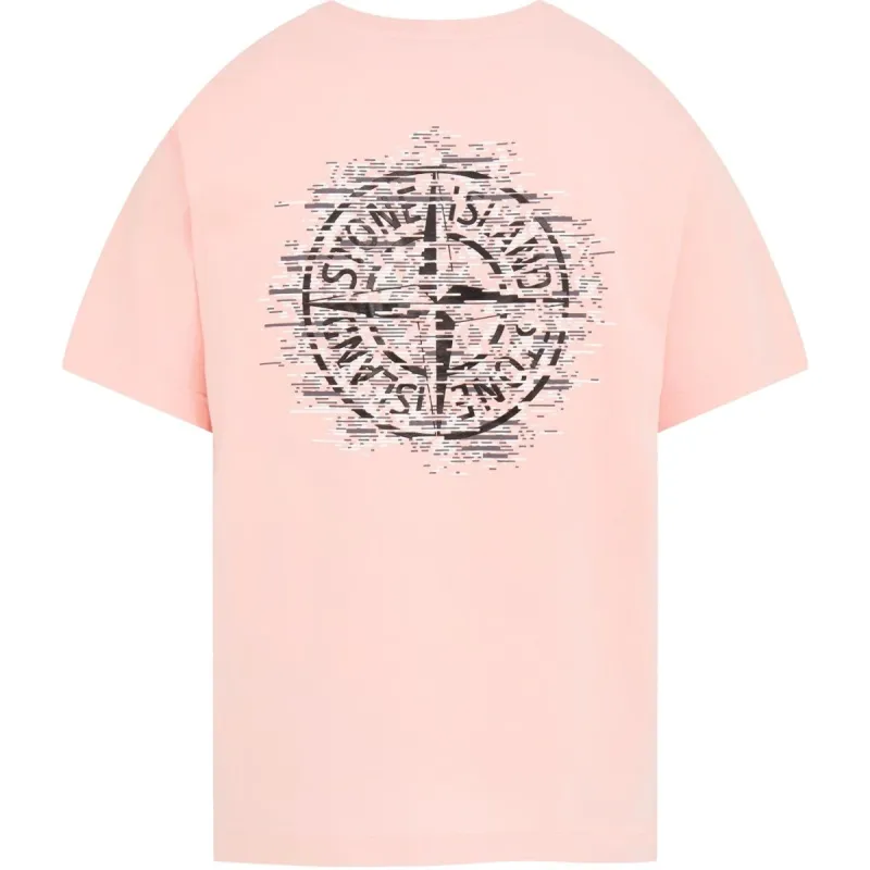 Stone Island Institutional T Shirt Rosa sold by Klay UK