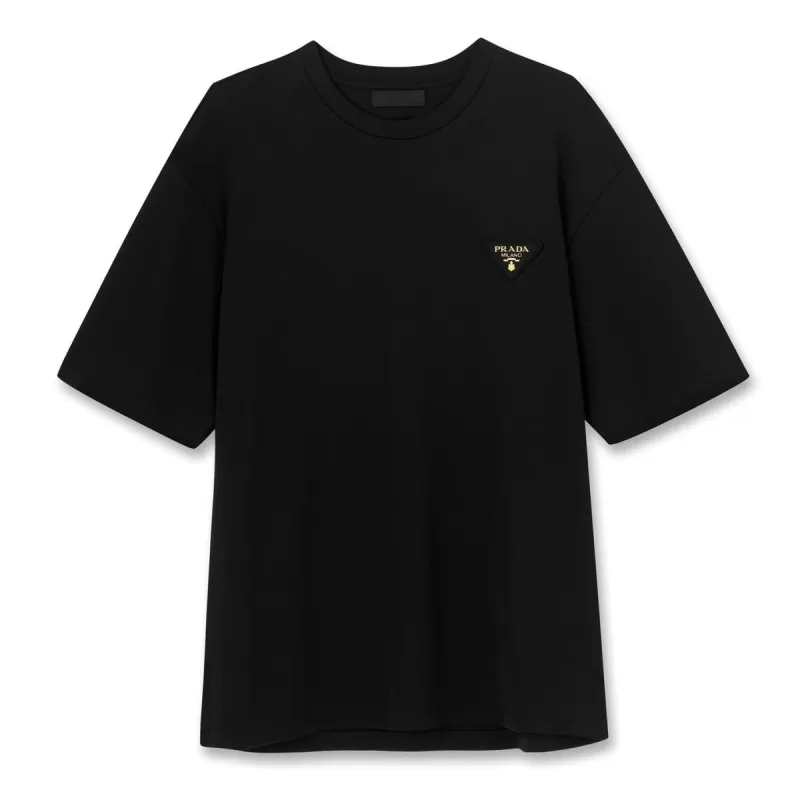 Prada Interlock T shirt Black sold by Klay UK
