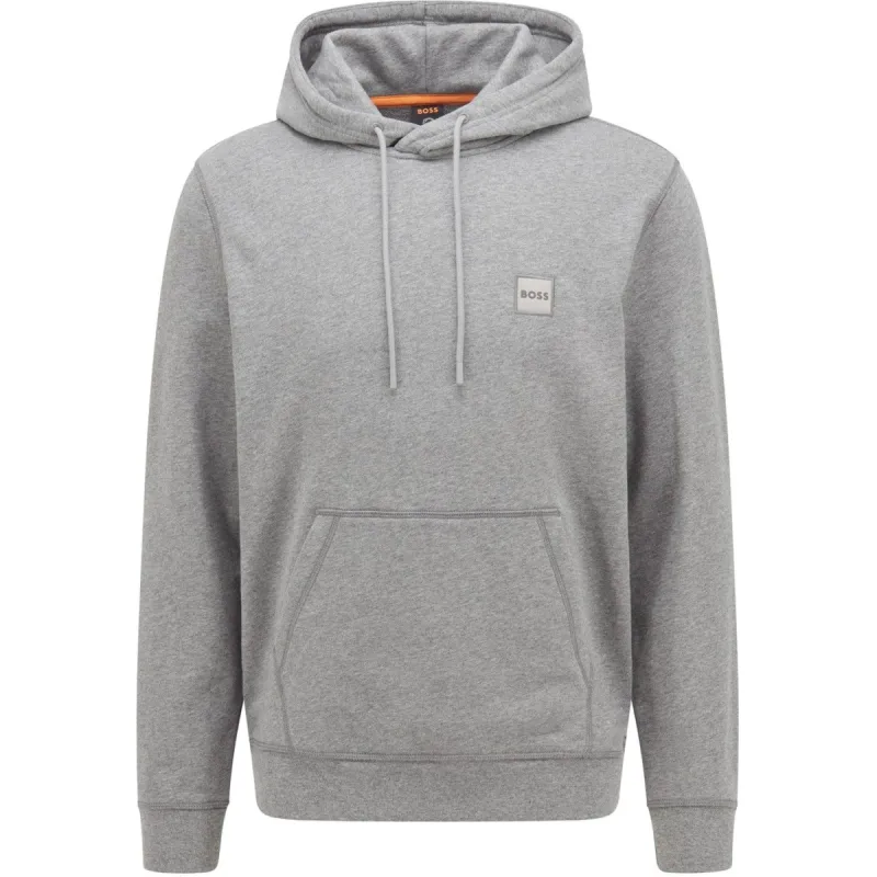 Hugo Boss Logo Hoodie Grey sold by Klay UK