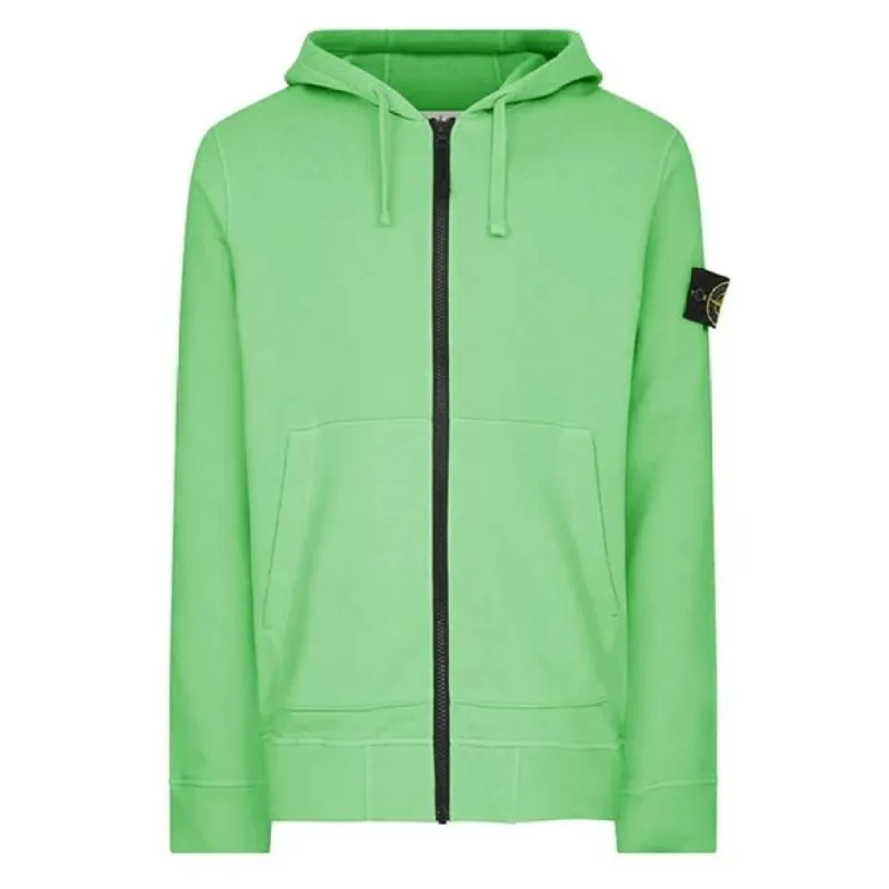 Stone Island Zip Hoodie Green sold by Klay UK