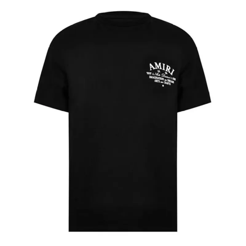Amiri Art Logo T Shirt Black sold by Klay UK