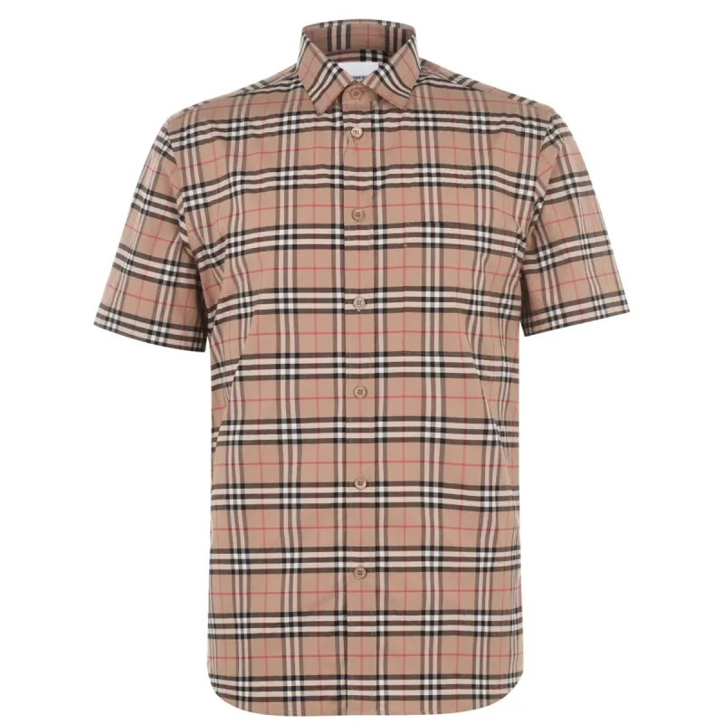 Burberry Check Short Sleeve Shirt XXL sold by Klay UK