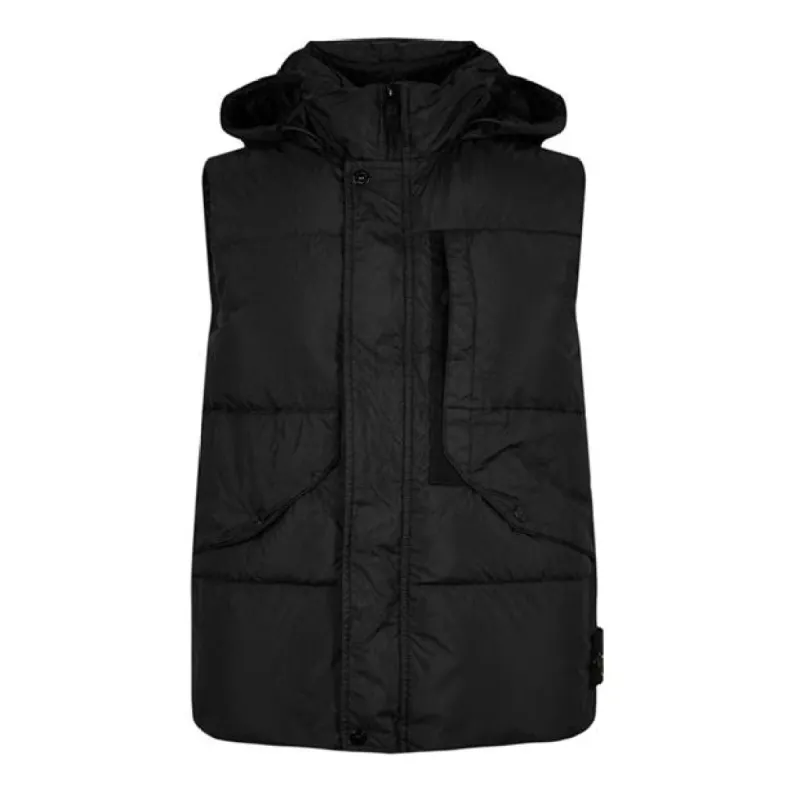 Stone Island Down Gilet Black made by Stone Island