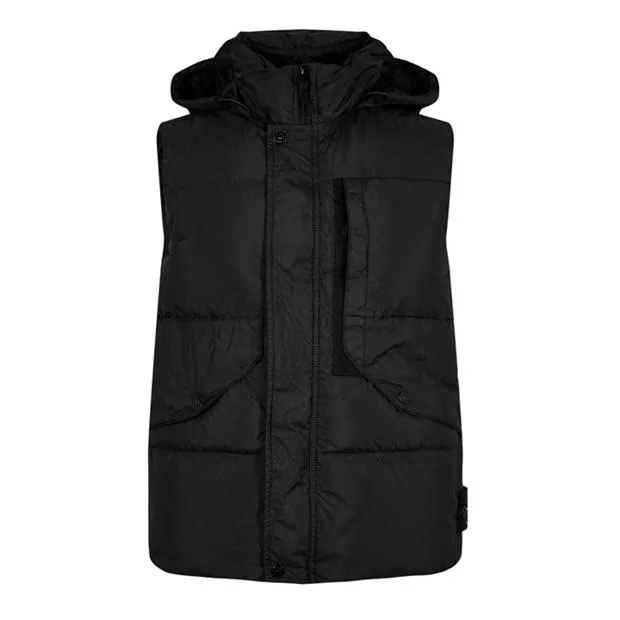 Stone Island Down Gilet Black sold by Klay UK