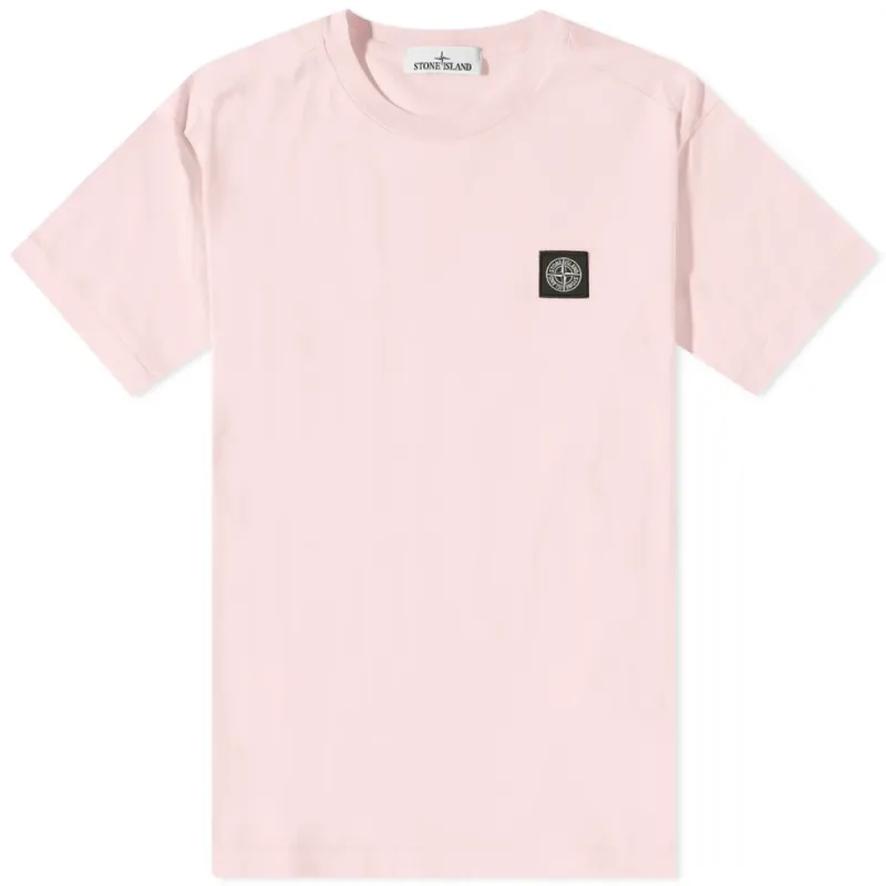 Stone Island Patch T Shirt Rosa sold by Klay UK