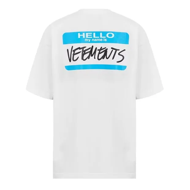 Vetements Vete Name T Shirt White sold by Klay UK product image thumbnail 2