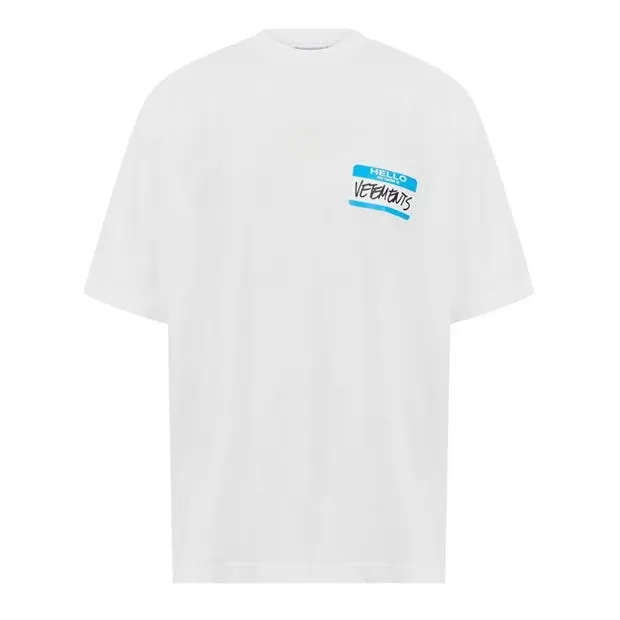 Vetements Vete Name T Shirt White sold by Klay UK