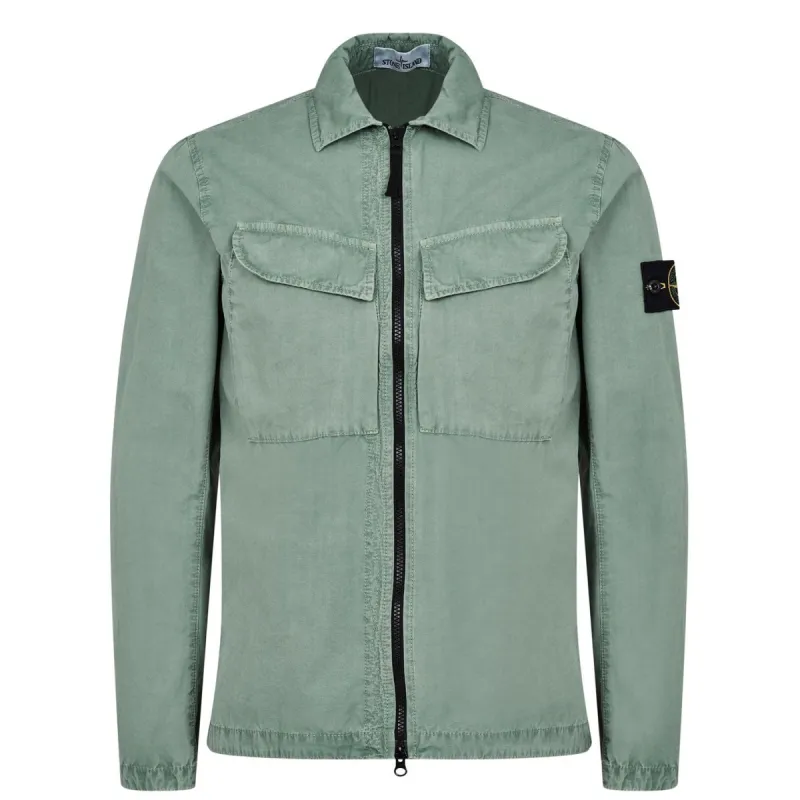 Stone Island Overshirt New Season Salvia sold by Klay UK