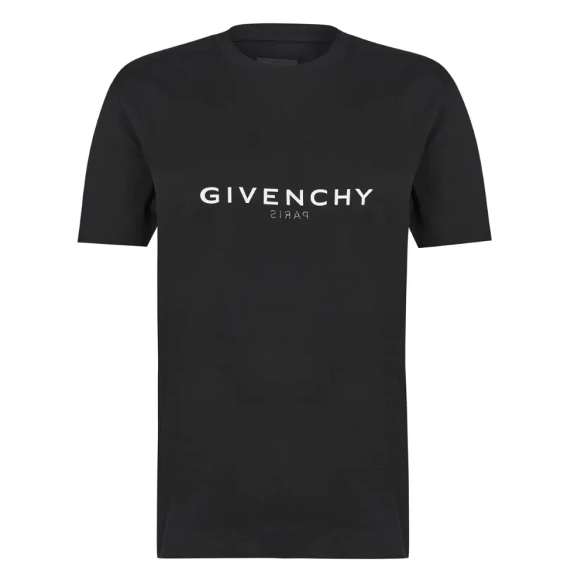 Givenchy Reverse Logo Print T-Shirt Black sold by Klay UK