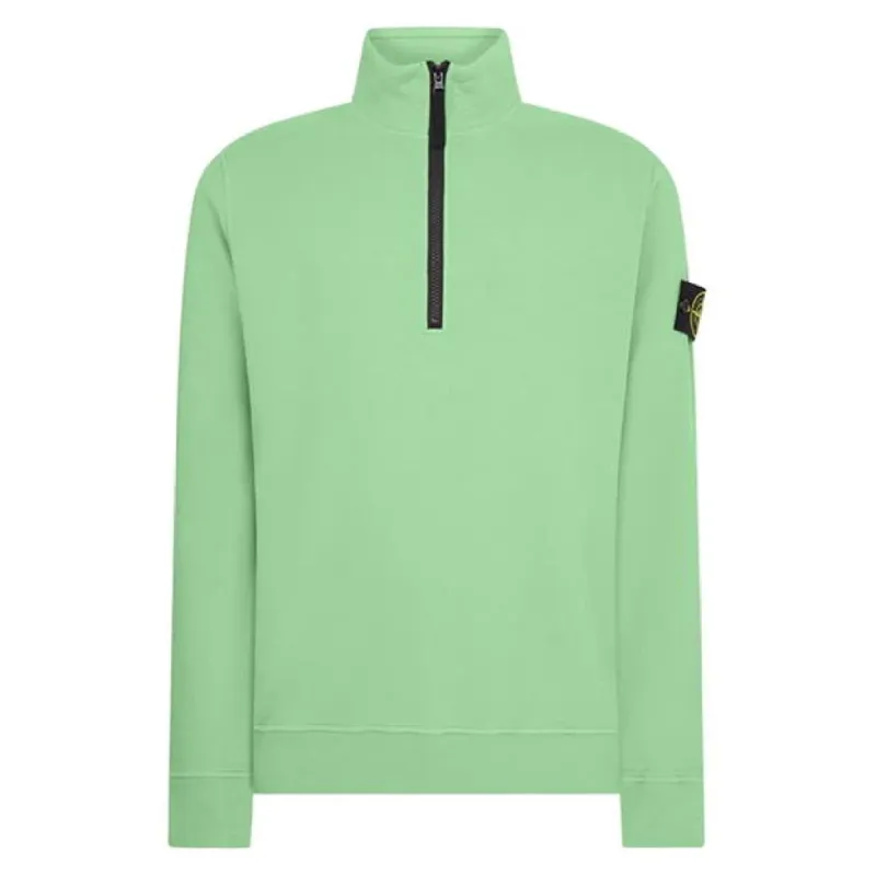 Stone Island Half Zip Jumper Green sold by Klay UK