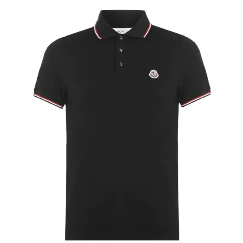 Moncler Classic Logo Polo Black sold by Klay UK