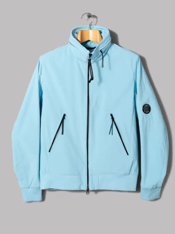 C.P. COMPANY Shell-R Concealable Hood Jacket Sky Blue sold by Klay UK