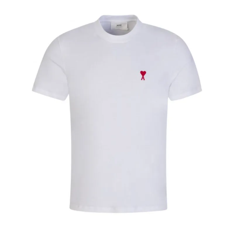 Ami Paris Logo T Shirt White sold by Klay UK