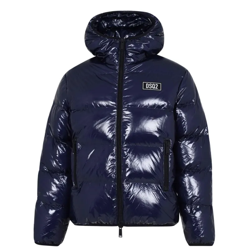 DSquared2 Shiny Down Navy Jacket sold by Klay UK