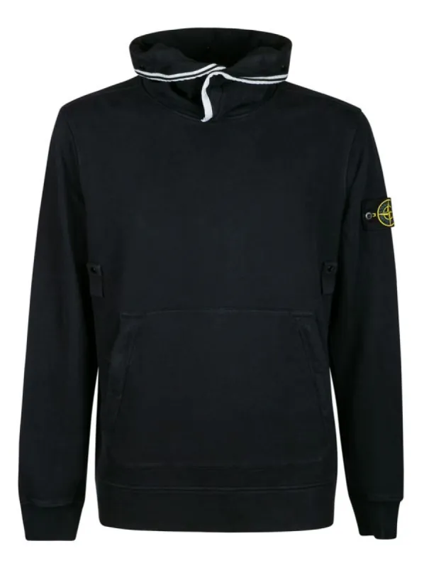 Stone Island Over Hoodie Black sold by Klay UK