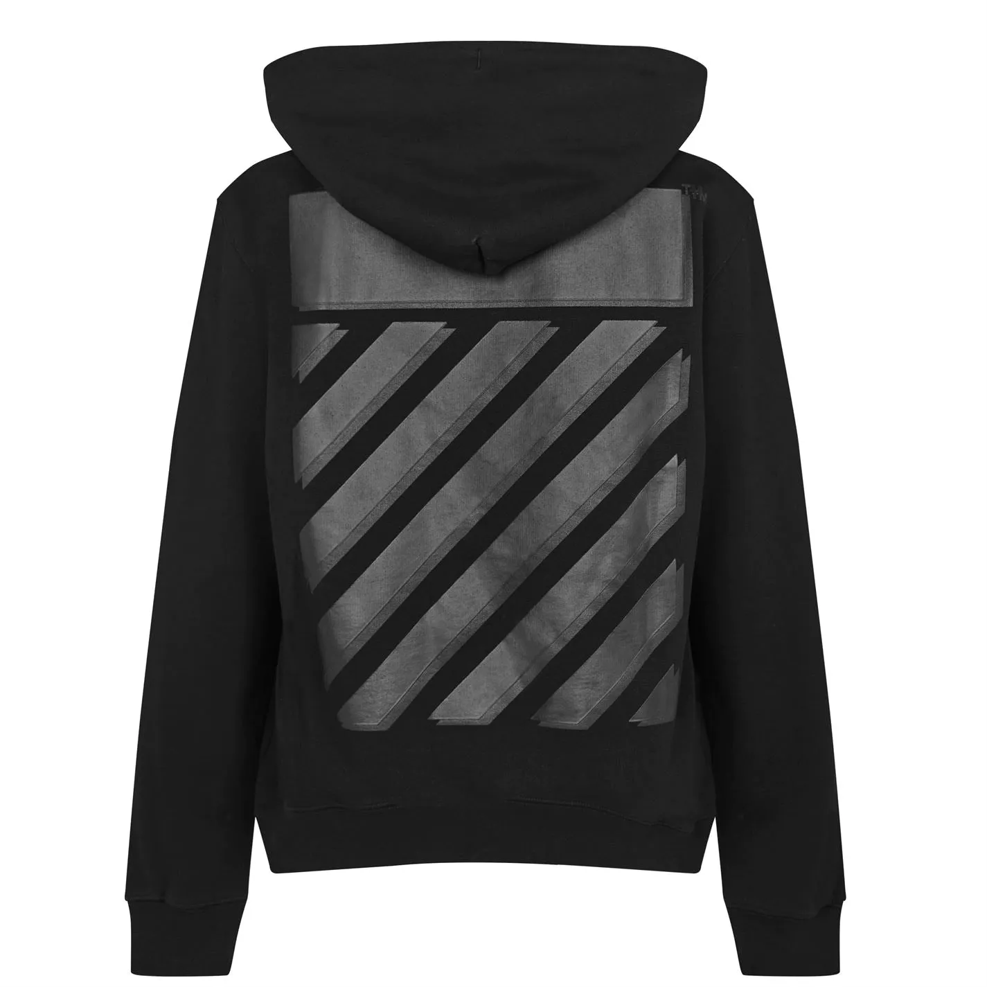 OFF WHITE Diagonal Tab Hoodie Khaki sold by Klay UK product image thumbnail 2