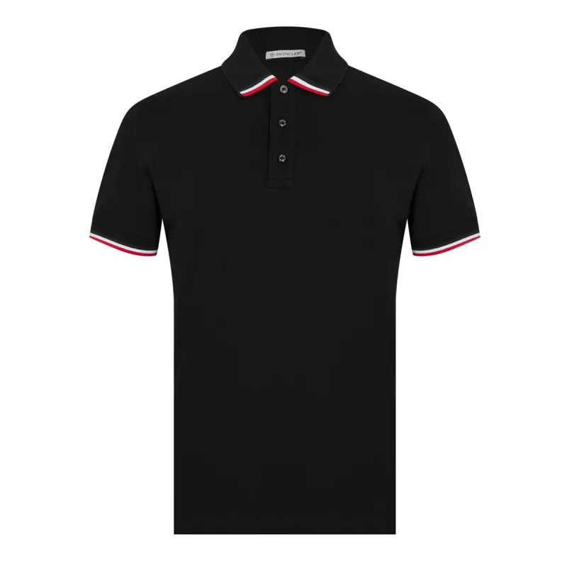 Moncler SN23 Polo Black sold by Klay UK