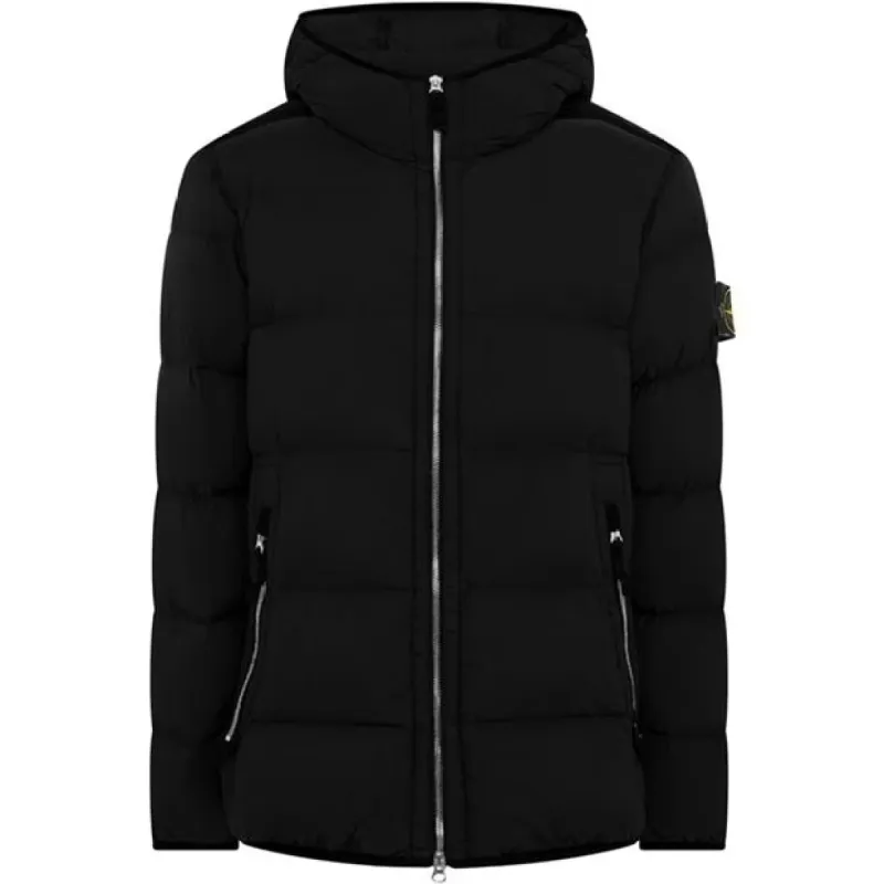 Stone Island Tunnel Down Jacket Black sold by Klay UK