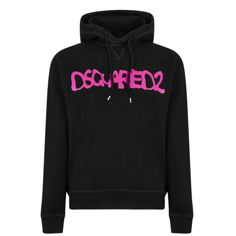 Klay UK DSquared2 Icon Spray Hoodie | Parallel