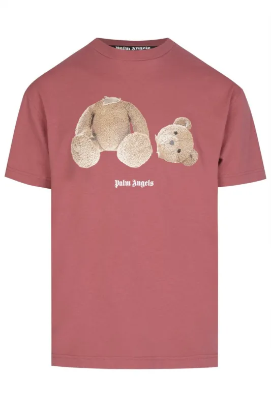 Palm Angels Teddy Bear T Shirt Off Red sold by Klay UK