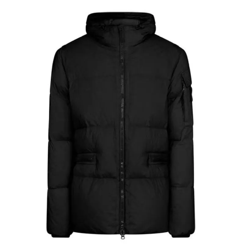 Stone Island Crinkle Reps Down Jacket Black sold by Klay UK