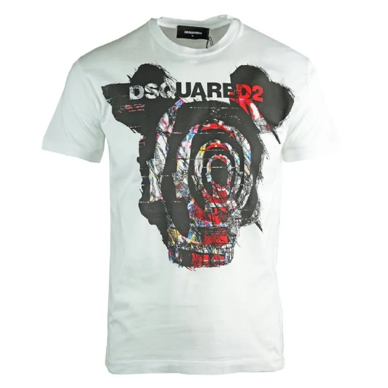 DSquared2 Dan Fit T Shirt White sold by Klay UK