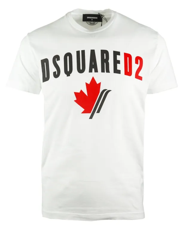 DSquared2 D2 T-Shirt White sold by Klay UK