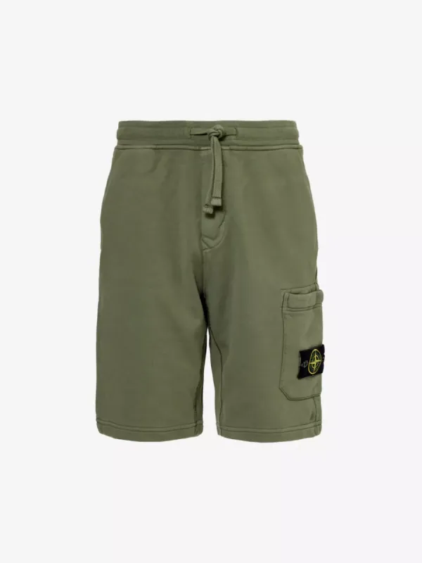 Stone Island Badge Shorts Muschio sold by Klay UK
