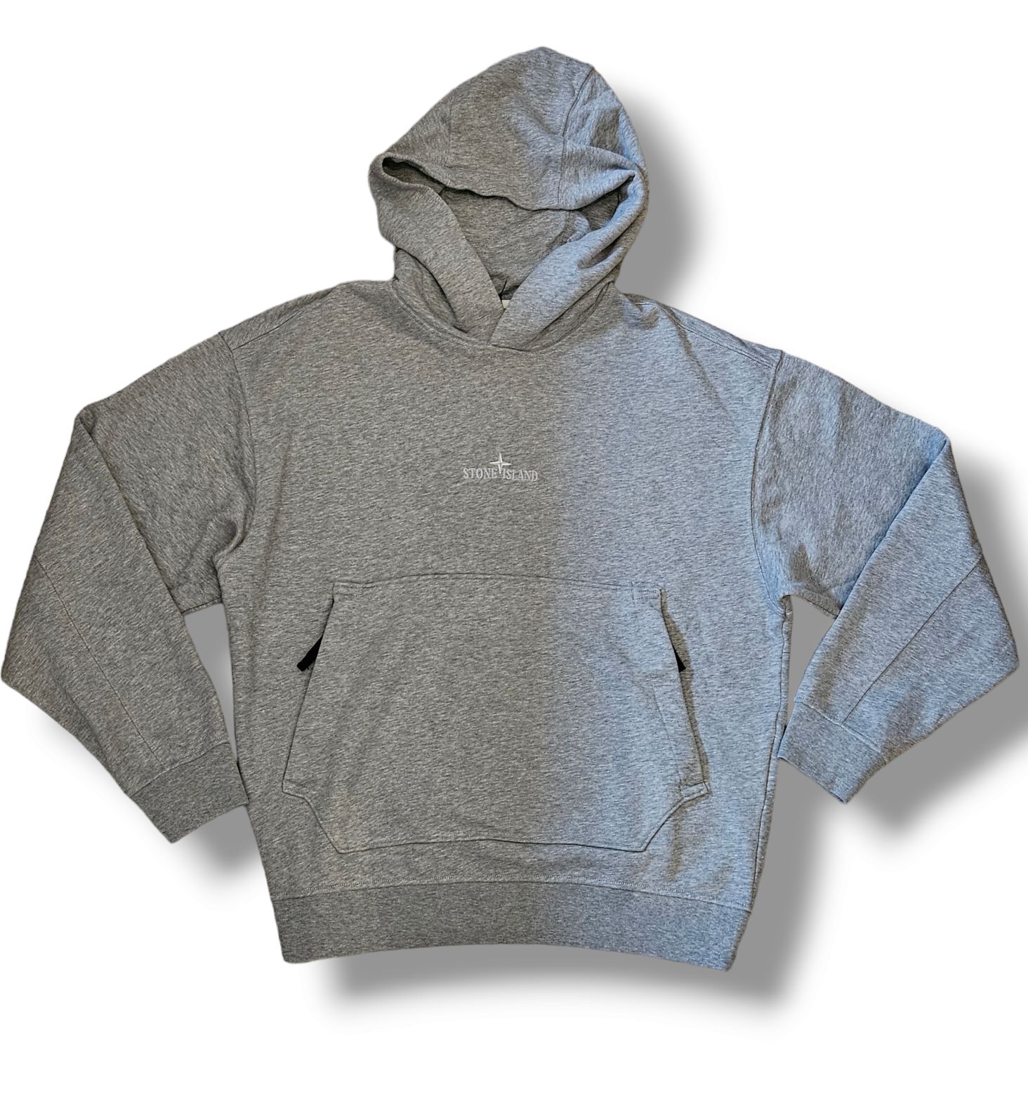 Stone Island Embroidered Logo Hoodie Grey (Please Read) sold by Klay UK