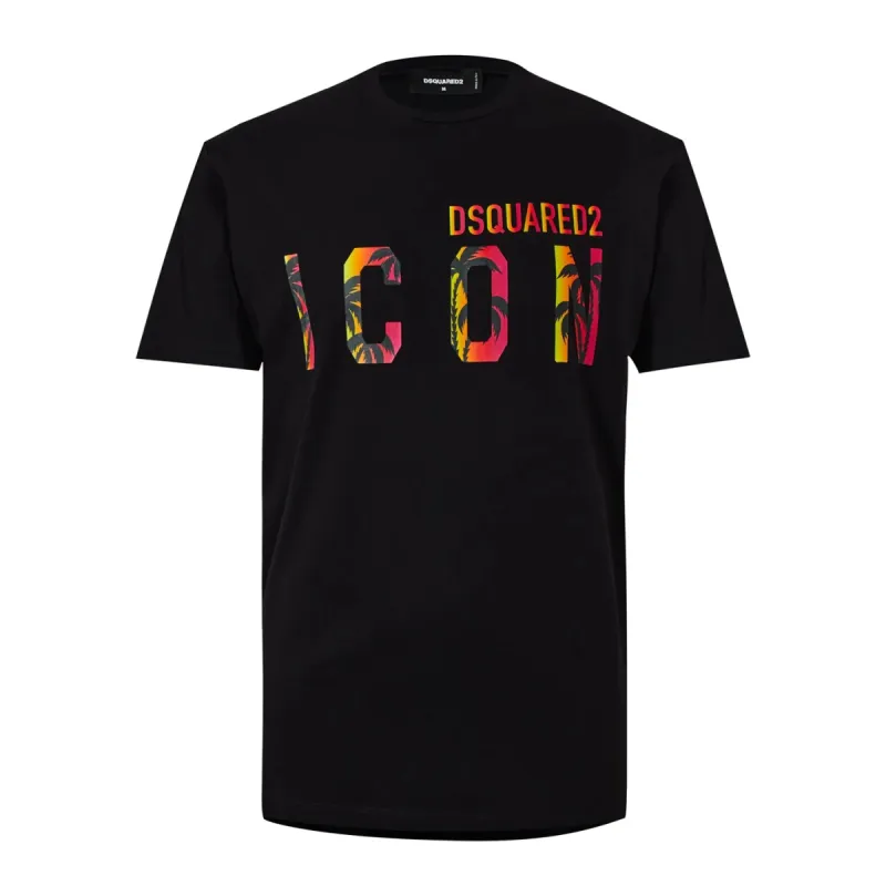 DSquared2 Icon Palm T-Shirt sold by Klay UK