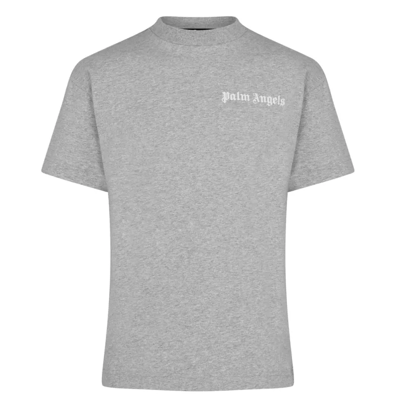Palm Angels Logo T Shirt Grey sold by Klay UK