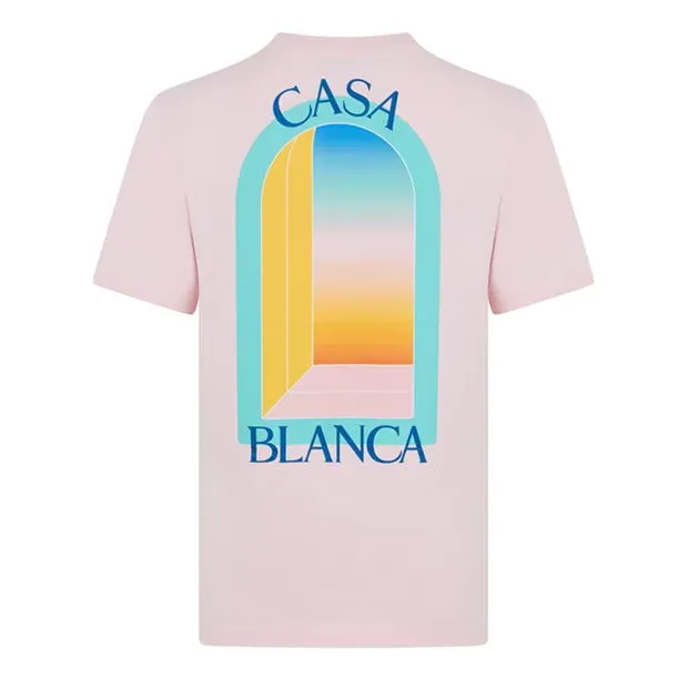 Casablanca New Mirror T Shirt Pink sold by Klay UK product image thumbnail 2