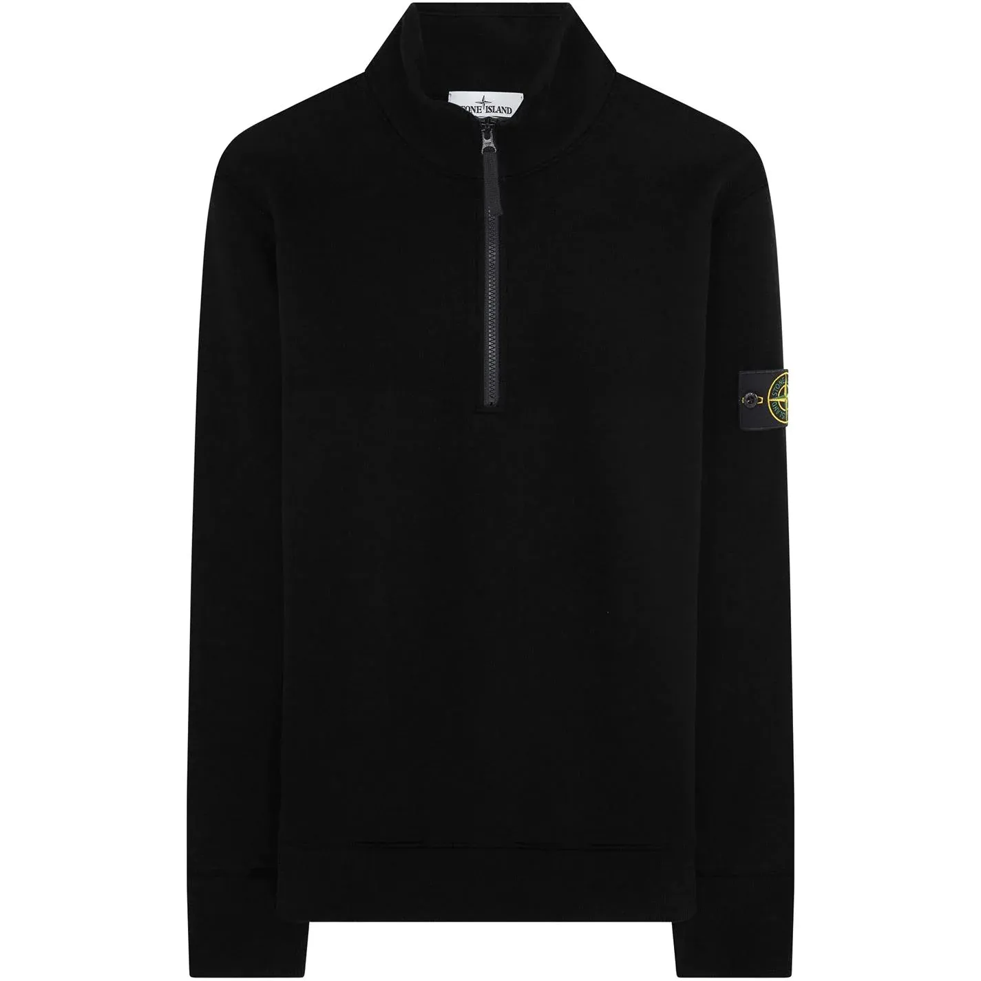 Stone Island Quarter Zip Jumper Black sold by Klay UK