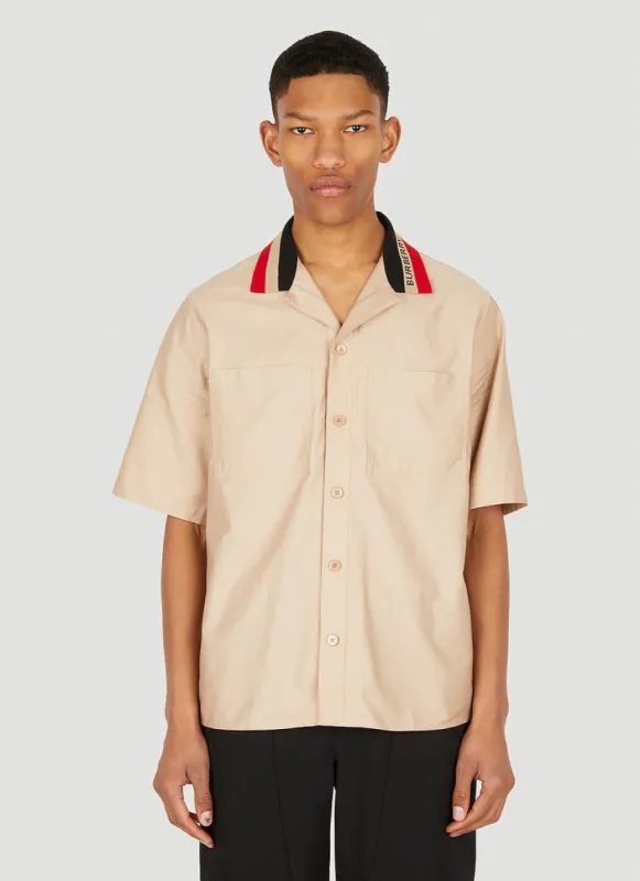 Burberry Logo Short Sleeve Shirt Beige (Worn Once) sold by Klay UK