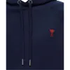 Ami Paris Classic Logo Hoodie Night Blue sold by Klay UK
