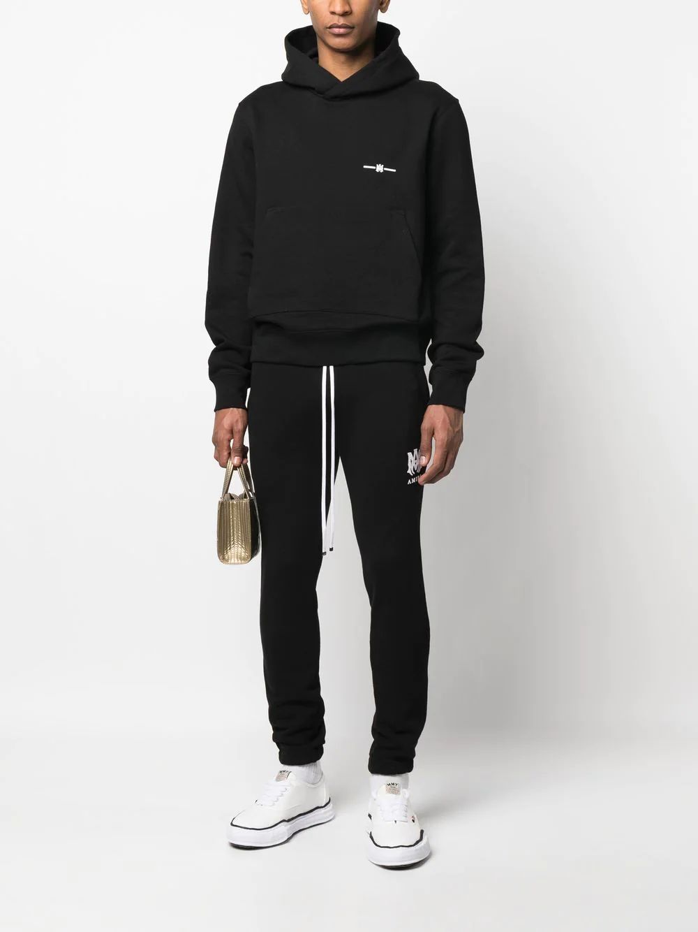 Amiri Chest Logo Hoodie Black sold by Klay UK product image thumbnail 2