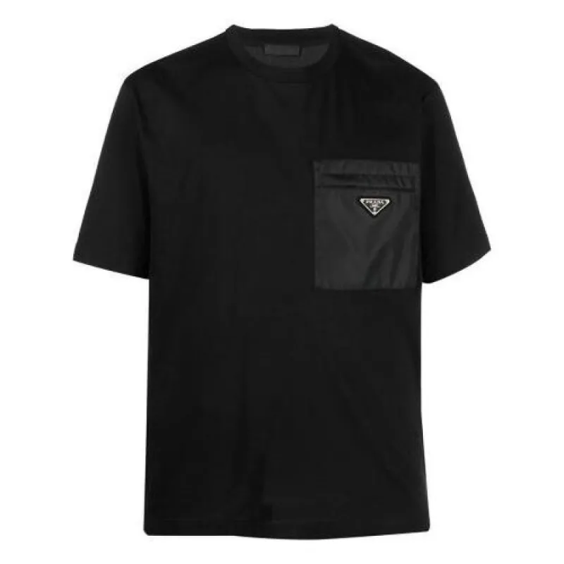 Prada Nylon Pocket T Shirt Black sold by Klay UK