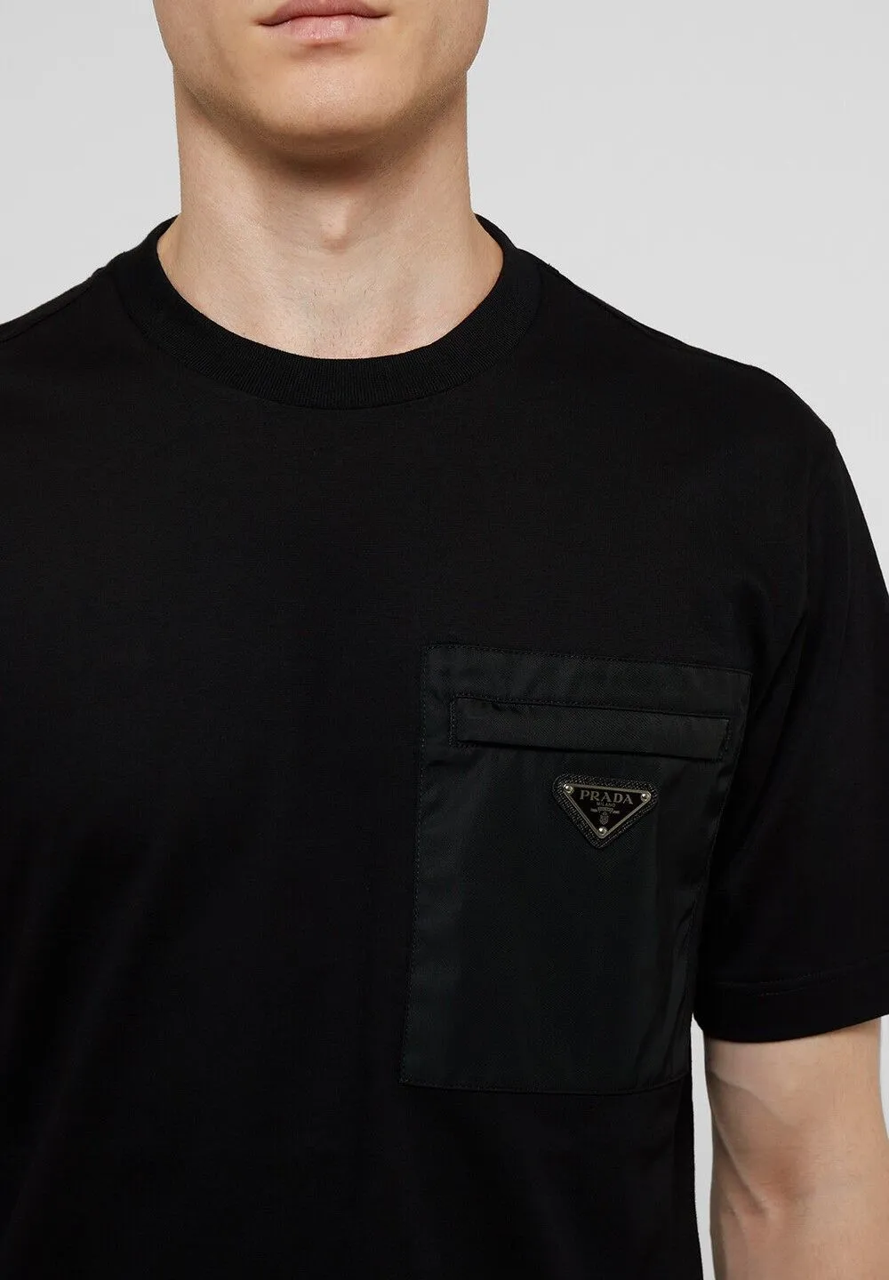 Prada Nylon Pocket T Shirt Black sold by Klay UK product image thumbnail 2