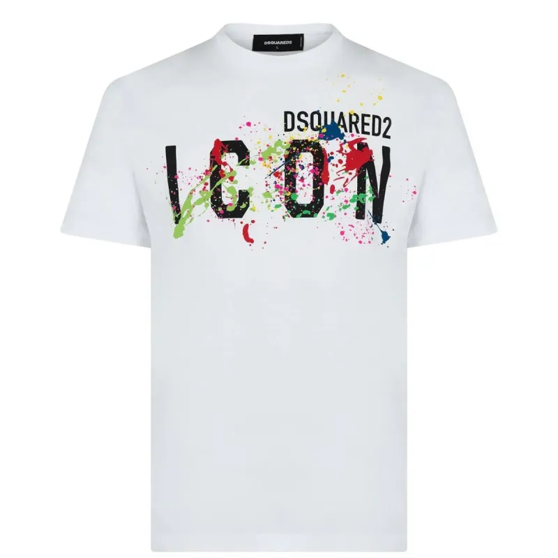 DSquared2 Icon Paint T-Shirt (Please Read) sold by Klay UK