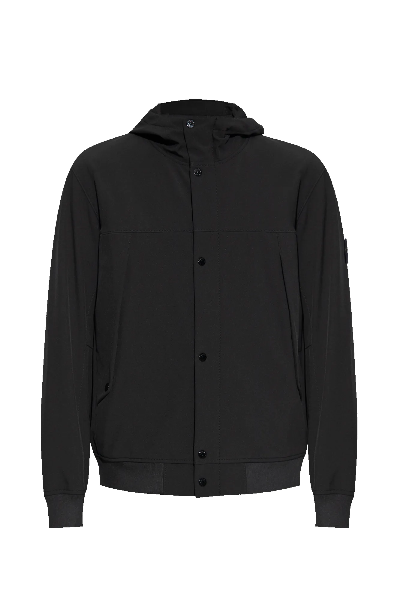 Stone Island Hooded Soft Shell Jacket Black sold by Klay UK