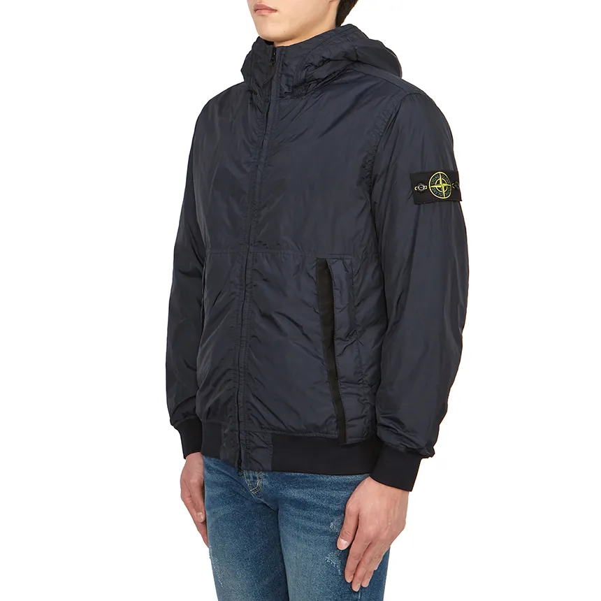 Stone Island Crinkle Rep Bomber Jacket Navy sold by Klay UK product image thumbnail 2