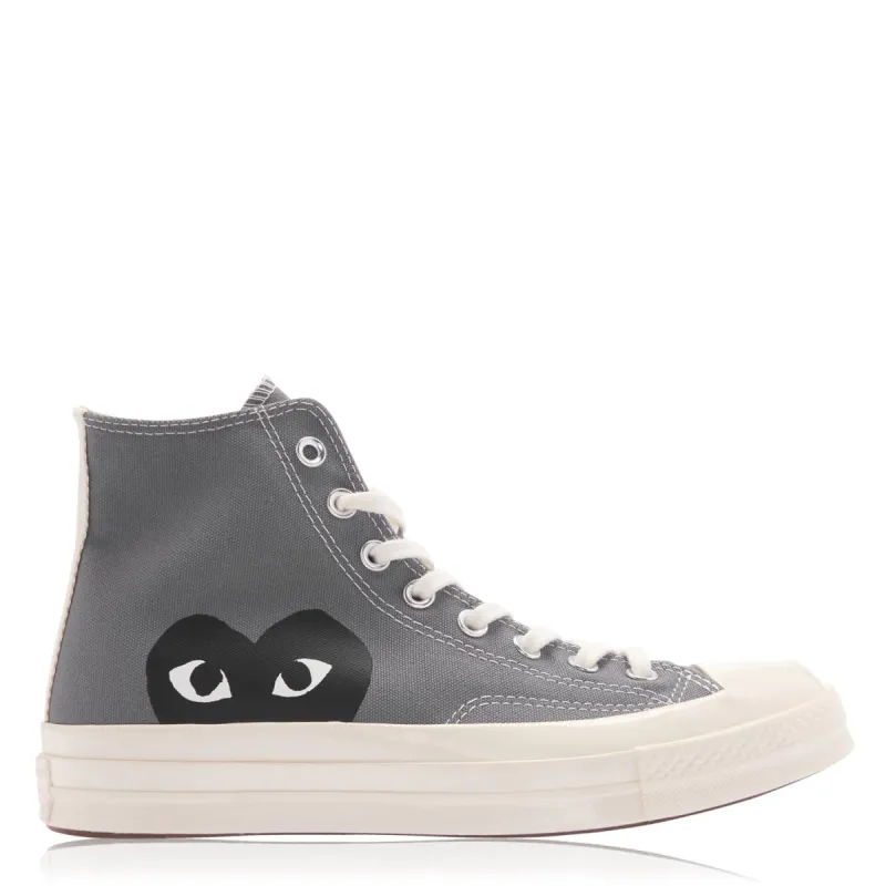 Comme Des Garcons Play High Top Trainers Grey sold by Klay UK