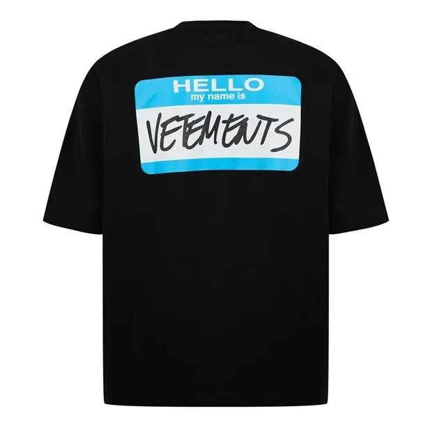 Vetements Vete Name T Shirt Black sold by Klay UK product image thumbnail 2