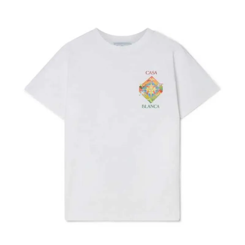CASABLANCA LES ELEMENTS T Shirt WHITE sold by Klay UK