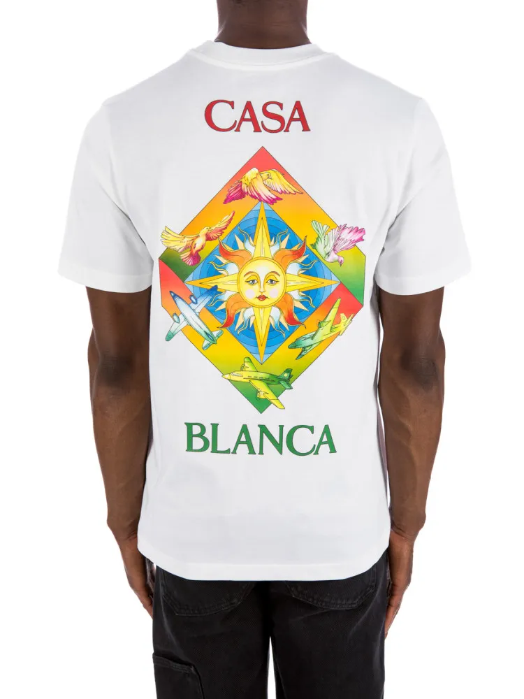CASABLANCA LES ELEMENTS T Shirt WHITE sold by Klay UK product image thumbnail 2
