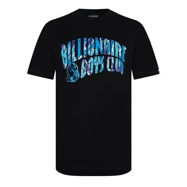 Billionaire Boys Club Arch Logo T Shirt Black/Blue sold by Klay UK