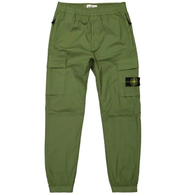 Stone Island Cuffed Cargo Pants Khaki sold by Klay UK