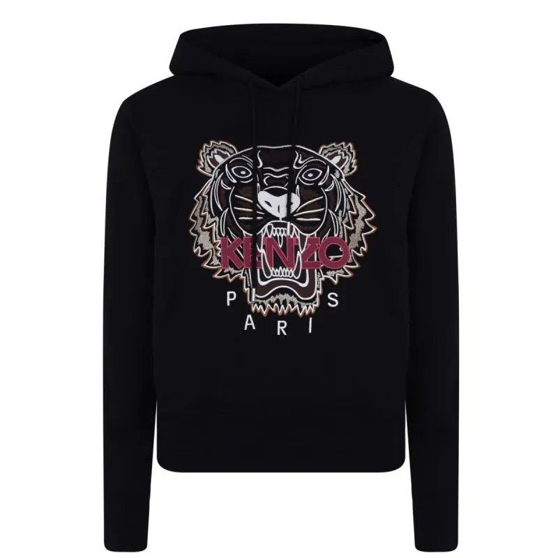 Kenzo Tiger Logo Hoodie Black sold by Klay UK